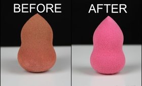 How To: Clean Makeup Sponges | Easy & Cheap Way! | Primark | AD