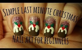 Simple Pudding Nail Art Design For Christmas | A Tutorial | Stephyclaws