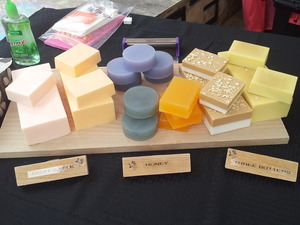 Handcrafted soaps