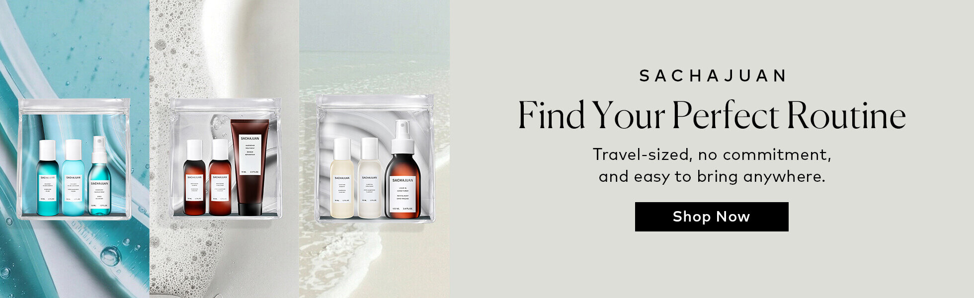 SACHAJUAN's Discovery Kits let you sample the bestsellers your hair deserves—travel-sized, no commitment, and easy to bring anywhere. Shop them here at Beautylish.com