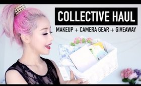Collective Haul | Makeup, camera gear and 200k SUB GIVEAWAY!!! | Wengie