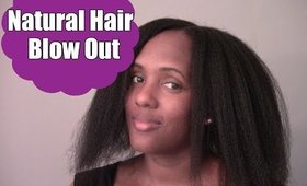 Natural Hair | Blow Out (Using the Tension Method)