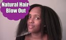 Natural Hair | Blow Out (Using the Tension Method)