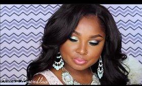 Prom Makeup tutorial - Mint inspired