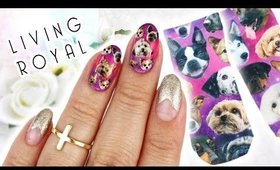 Galaxy Puppy Nail Art | Inspired By LIVING ROYAL ♡