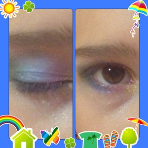 Rainbow inspired eyeshadow 