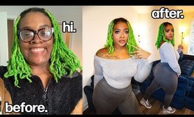 FIRST GLOW UP TRANSFORMATION OF 2020 | 24 Hour Glow Up Vlog Hair + Nails + Makeup + Outfit!