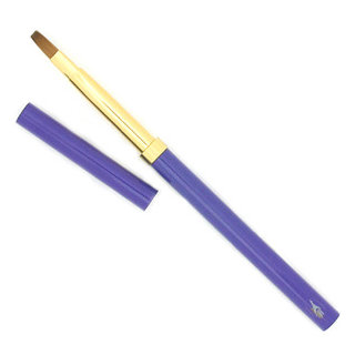 Hakuhodo Lip Brush, twist type, Purple flat