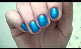 NYC Nail Polish Swatch "teal The End"