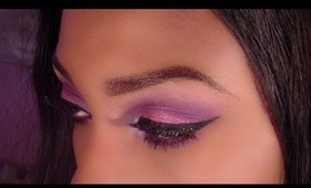 Valentine's Day 2014 Makeup Tutorial ♥  (Pink & purple)