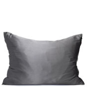 Kitsch Satin Pillowcase Charcoal