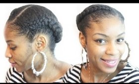 Milkmaid Braid Natural Hair Style