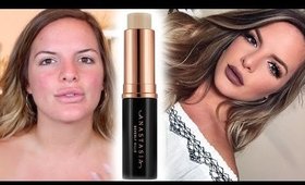 BRAND NEW Anastasia Stick Foundation | First Impression & 11 HR Wear Test | Casey Holmes