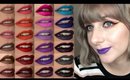 NYX Liquid Suede Cream Lipsticks - ALL 24 Shades Swatched | Sofairisshe