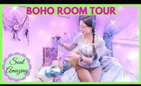 Room Tour 2018 Aesthetic & Bohemian (Small Room Design)
