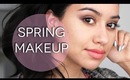 Spring Look | Purple Eye Makeup & Orange Lips ft Avon