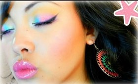 ♡Tropical Rainbow And ♡ Barbie Inspired Look♡