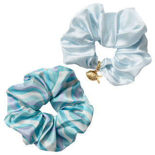 Frasier Sterling Deep Sea Scrunchie Set