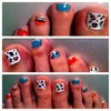 fun toe nails