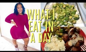 WHAT I EAT IN A DAY | MAPLE SYRUP ROASTED BRUSSEL SPROUT RECIPE