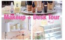 My makeup vanity + desk tour