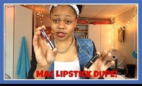 MAC LIPSTICK DUPE ALERT