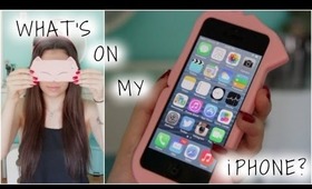 What's On My iPhone 5 (iOS7)?! | BeautyTakenIn