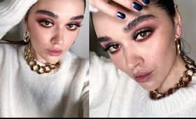 My Fav Color Combo for a glittery Smoky Eye