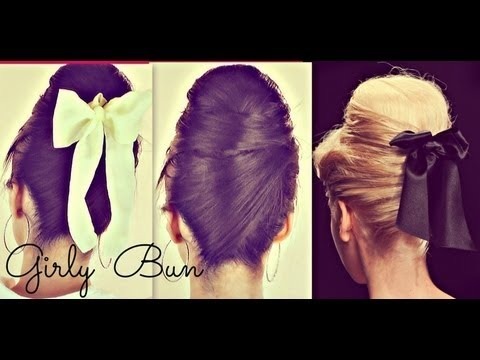☆GIRLY HAIR BUNS FOR LONG HAIR TUTORIAL| 60s EVERYDAY SOCK BUN HAIRSTYLES &  UPDOS FOR PROM WEDDING | MakeupWearables Video | Beautylish