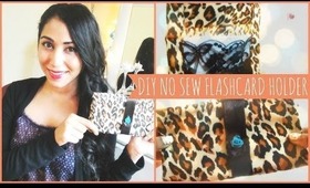 ♥ Diy No Sew Flash Card Holder ♥