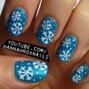 Snowflake Nail Art