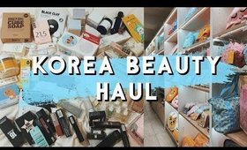 MASSIVE KOREA BEAUTY HAUL + GIVEAWAY 🌸 | MissElectraheart