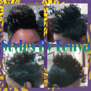 27 piece weave with spikes @styles by Tonya 