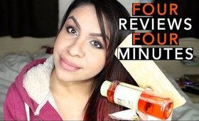 4 Reviews In 4 Minutes | Pixi Glow Tonic, Makeup Revolution, Botanics & Organic Surge | TheRaviOsahn