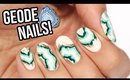 Quick & Easy Geode Nail Art Design!