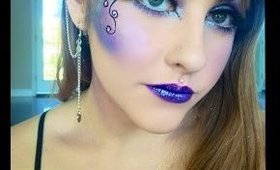Purple fairy makeup tutorial