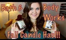 Bath and Body Works Candles Haul!!