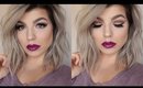 Berry Lips & Soft Cut Crease for Hooded Eyes | Full Face Holiday Glam