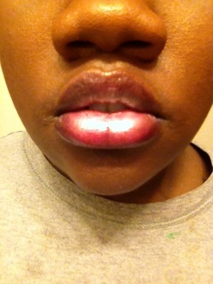 Shany Cosmetics silver lipstick, MAC Feel So Good lipglass, and magenta lip pencil
