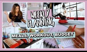 HOW I PLAN MY WEEKLY MEALS, BUDGET, AND FITNESS ROUTINE