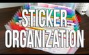 Planner Sticker Collection and Organization