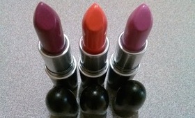 MAC HAUL : 3 A FANTASY OF FLOWERS BY MAC LIPSTICKS