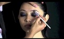 PhotoShoot Looks- Blue Smokey Eyes /Valentines Day Party Special