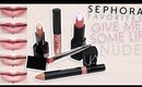 Review & Swatches: SEPHORA FAVORITES Give Me Some Nude Lip (2016) | Dupes!