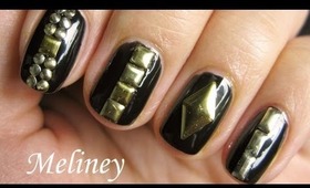 STUDDED NAILS TUTORIAL - Easy Nail Art Design for Beginners with Tips for the Perfect Manicure