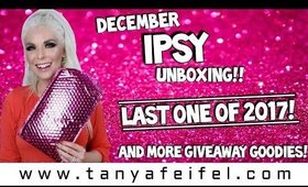 Snow Globe December Ipsy Unboxing!! | More Giveaway Goodies! | Tanya Feifel-Rhodes