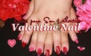 Uñas para San Valentin / Valentine's Day  Nail Tutorial
