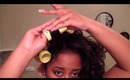 A dry roller set using African Pride moisturizing lotion (PART 1)