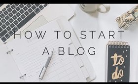 Career Series - How to Start a Blog
