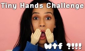 TINY HANDS MAKEUP CHALLENGE - WTF DID I GET MYSELF INTO??